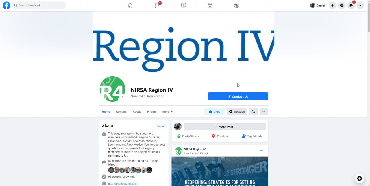 Region 4 Facebook